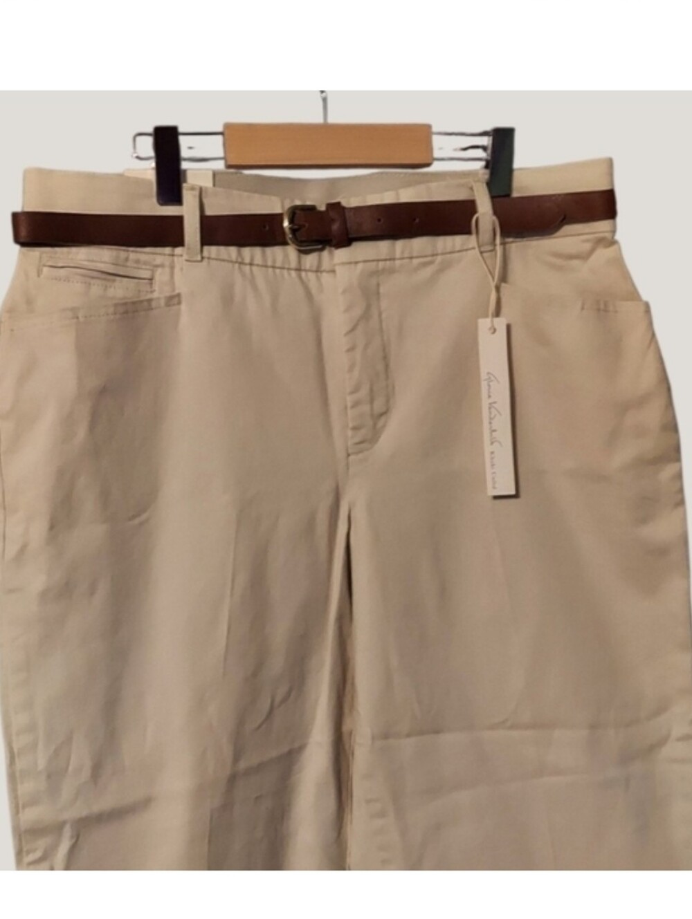 NWT Gloria Vanderbilt Dark Vanilla Charlene Capri ~sz 8 - Picture 4 of 6